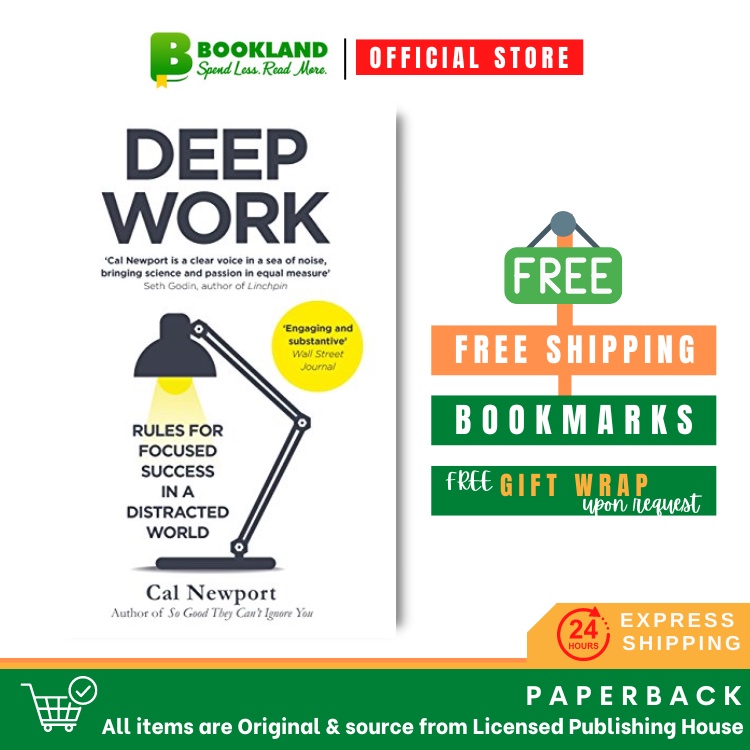 Deep Work By Cal Newport World Paperback Shopee Philippines