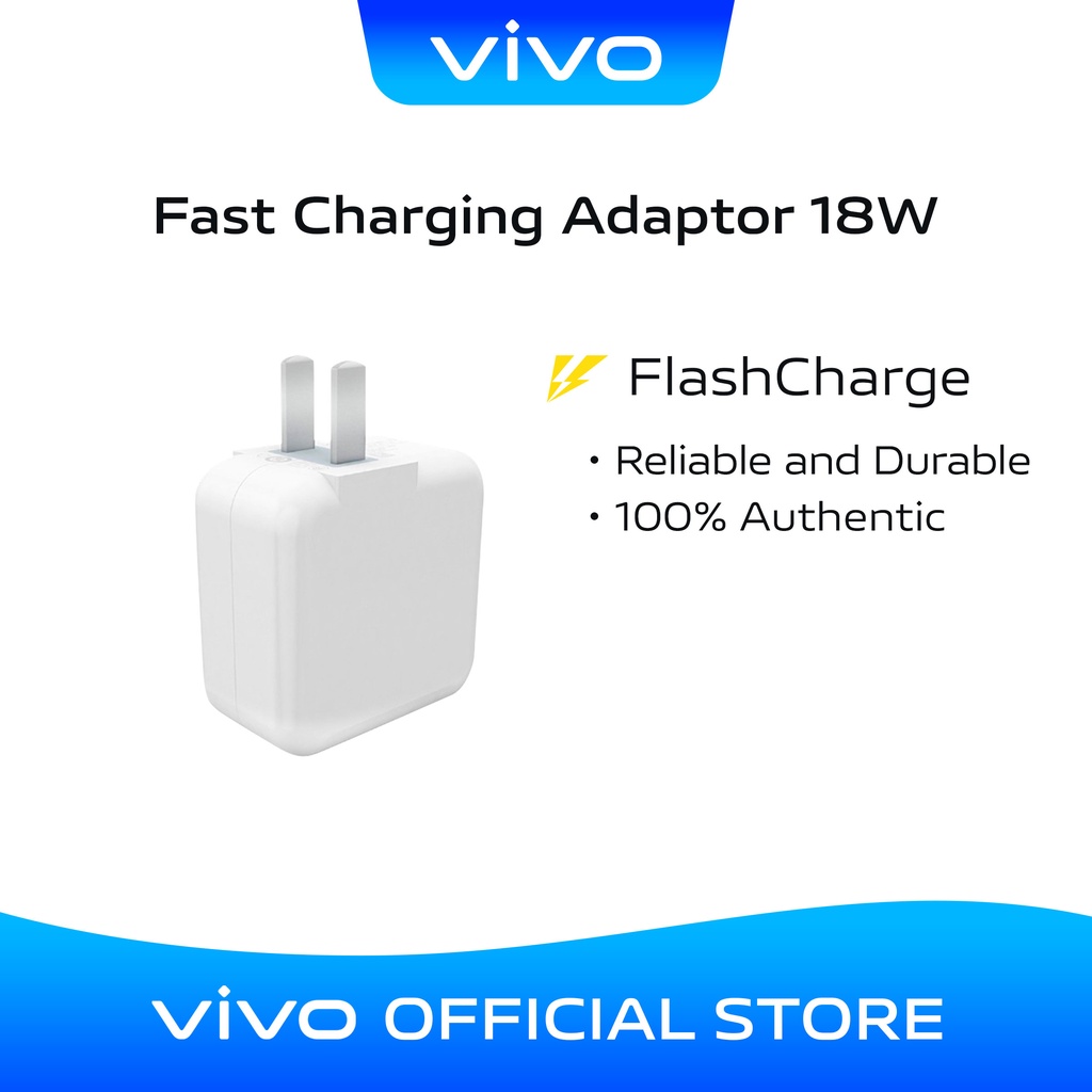 Vivo W Original Flash Charger Fast Charging Adapter Shopee Philippines