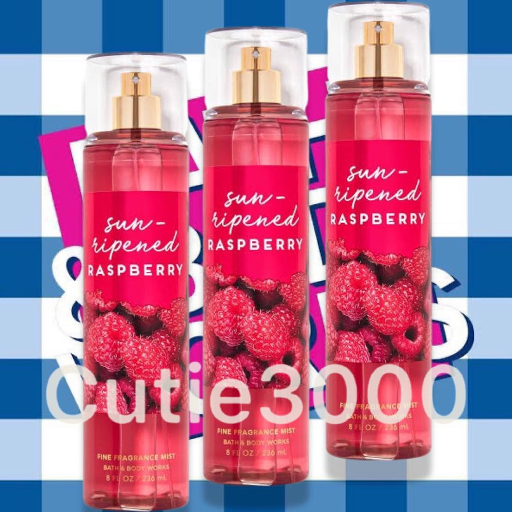 Sun Ripened Raspberry Bath And Body Works BBW Fine Fragrance Mist 236ml