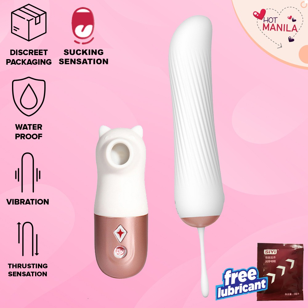 Hot Manila Sucking Thrusting Egg Dildo Vibrator Massager Body Safe