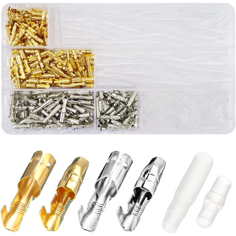 Set Auto Motorcycle Bullet Terminals Mm Male Female Wire