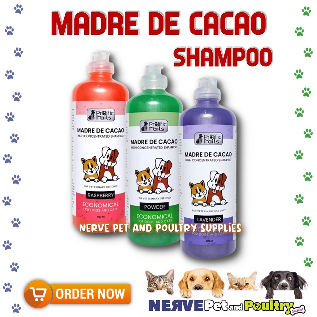 Prolific Tails Madre De Cacao Shampoo 500mL Anti Bacterial Anti Mange