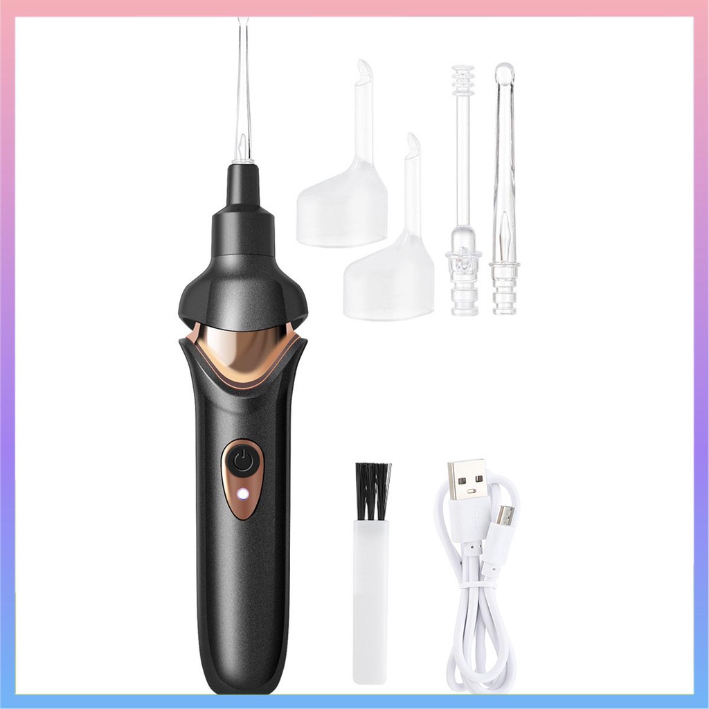 Electric Vacuum Ear Cleaner Soft Spoon Head Charging Ear Wax Removal