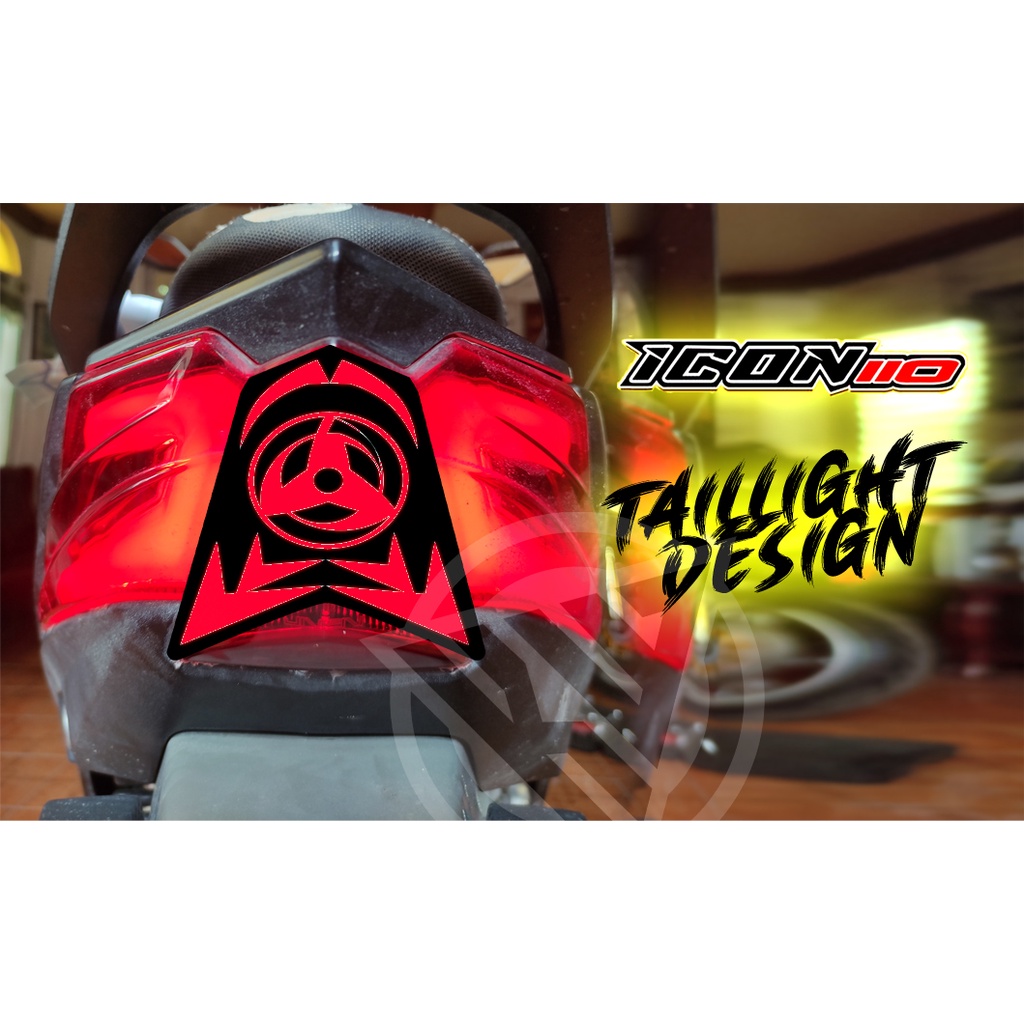 Keeway Icon Tail Light Decal Sharingan Design Shopee Philippines