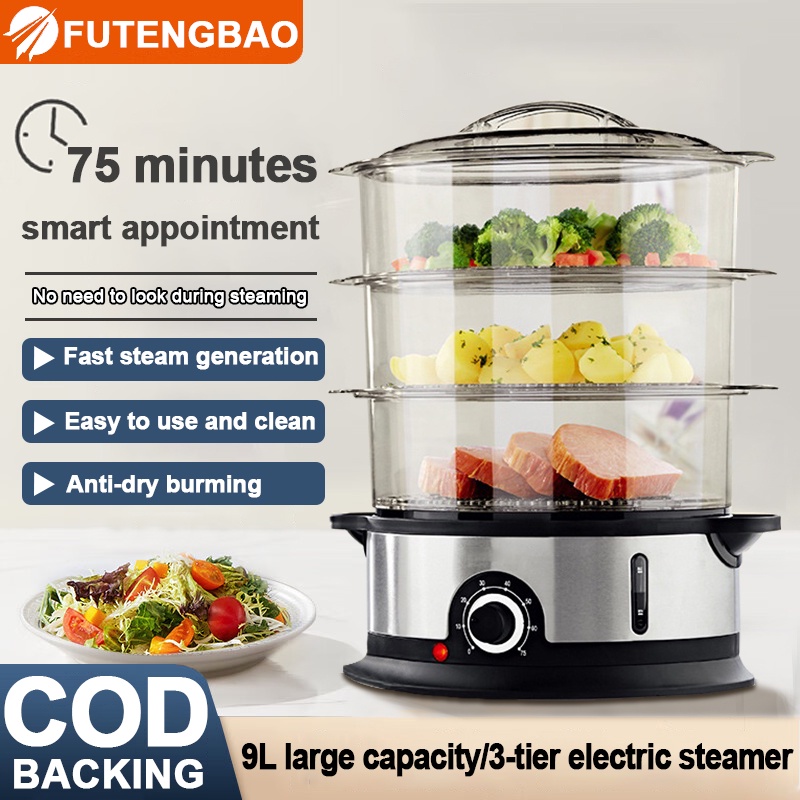 Electric Steamer Liters Household Layer Siu Mai Siumai Electric