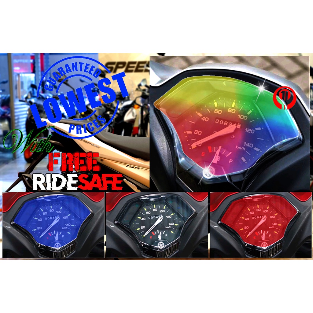 Yamaha Mio Gear Gauge Protector Makapal Laminated Transparent Shopee