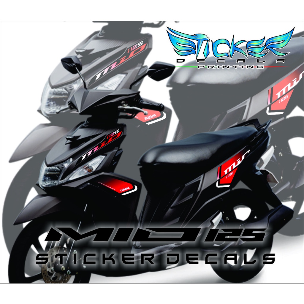 Mio I Stock Decals Shopee Philippines