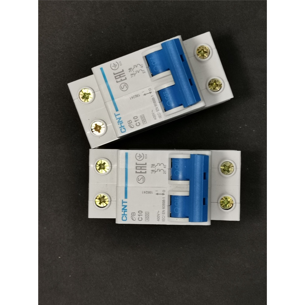 10A 2Pole Miniature Circuit Breaker 4 5 KAIC 220V DIN Rail Type MCB