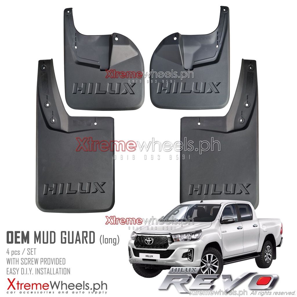 Toyota Hilux Revo Wd Longer Mud Guard Splash Guards Mud