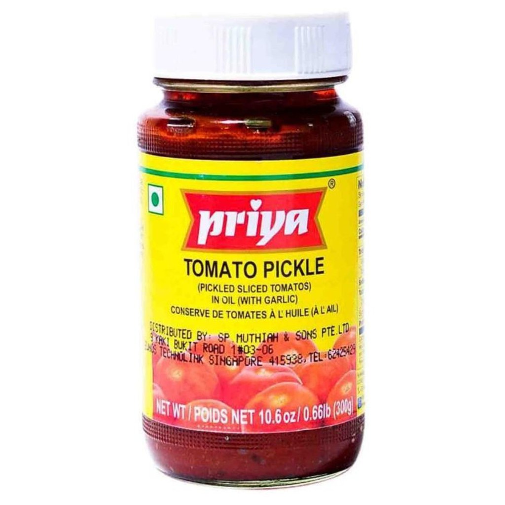 Priya Tomato Pickle With Garlic G Made In India Shopee Philippines