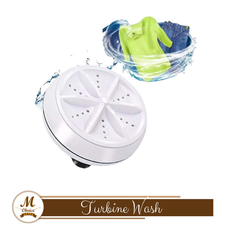 Turbine Wash Mini Washing Machine Ultrasonic Turbine Washing Portable