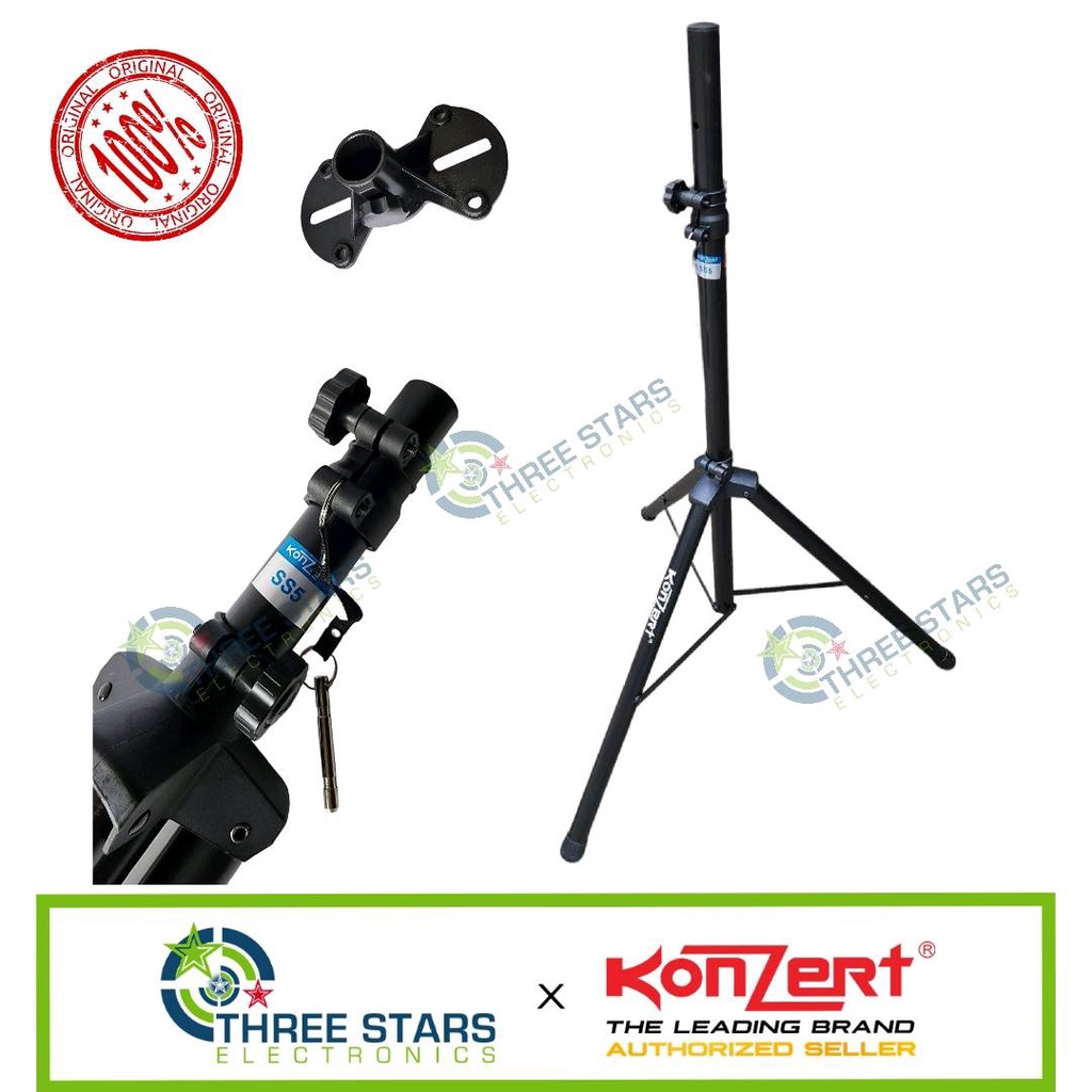 Konzert Pc Ss Universal Speaker Stand Ft With Base Plate Kg