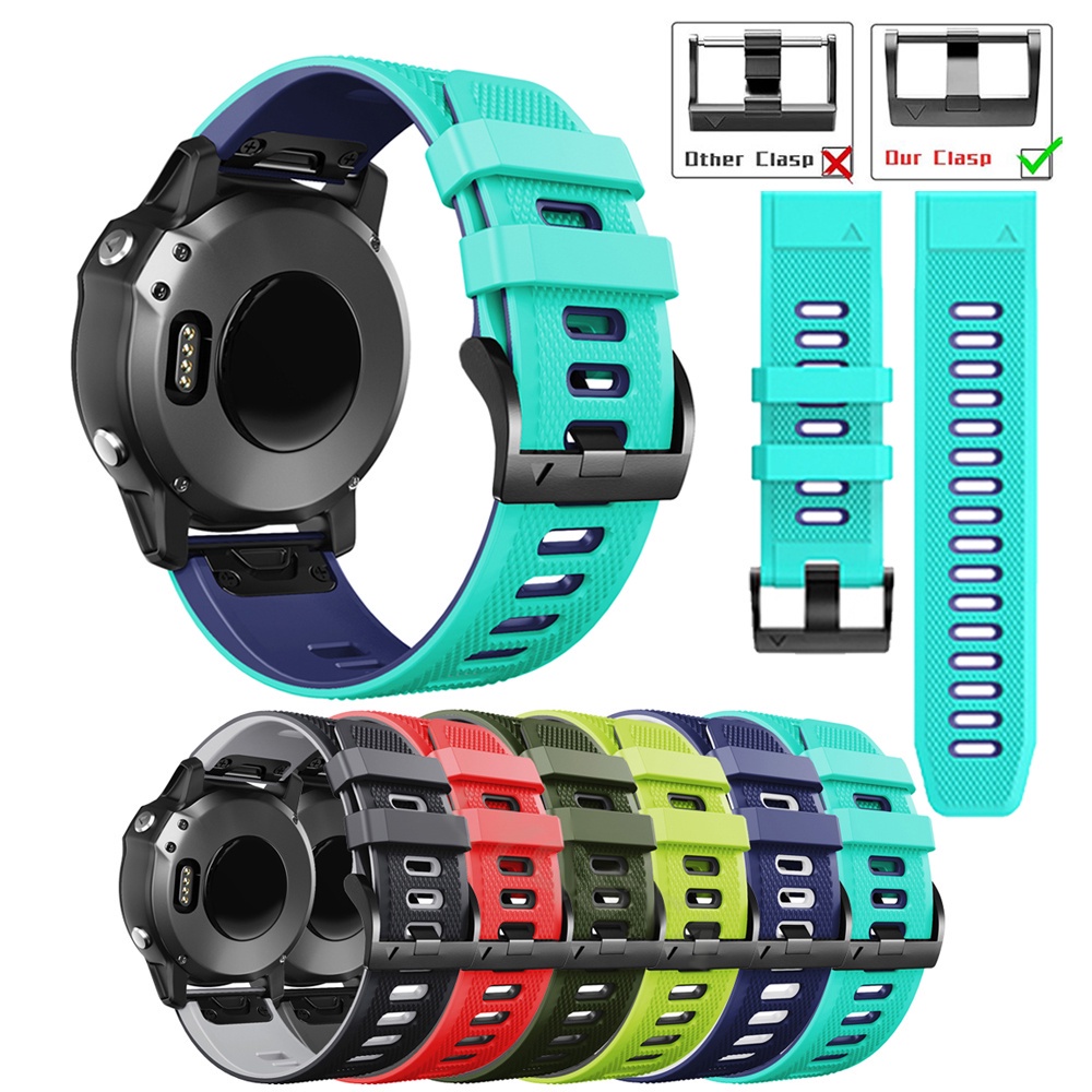 22mm 26mm Quick Fit Strap High Quality Watchband Silicone Band For