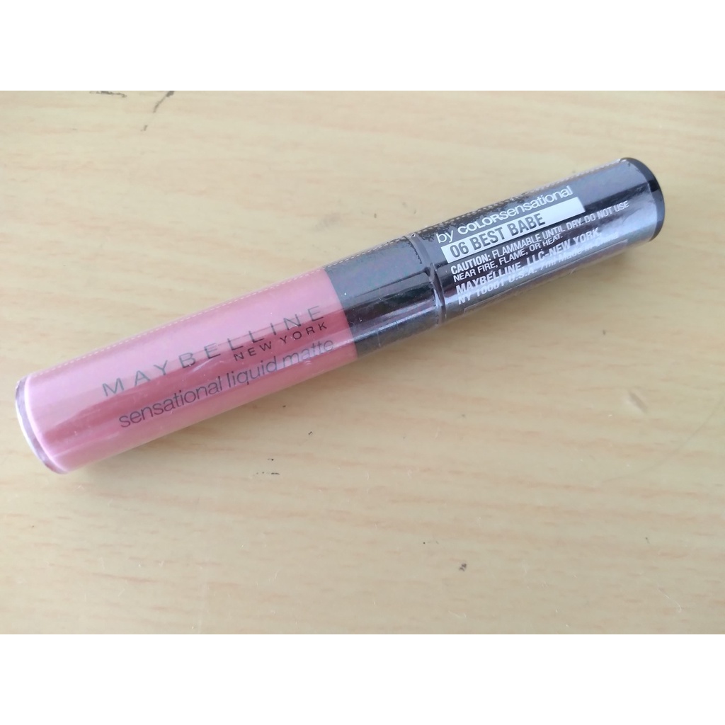 Maybelline Sensational Liquid Matte Best Babe Shopee Philippines