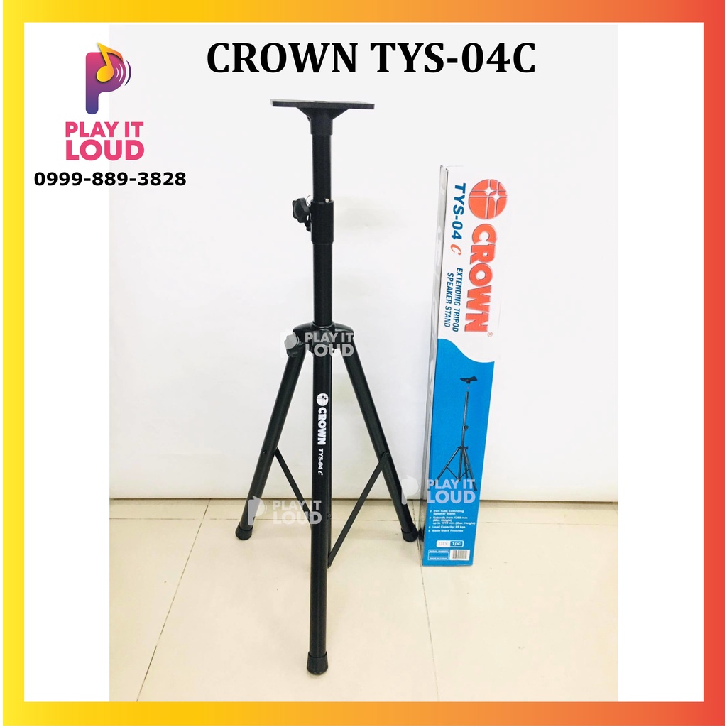 Crown Tys C Extending Tripod Speaker Stand Shopee Philippines