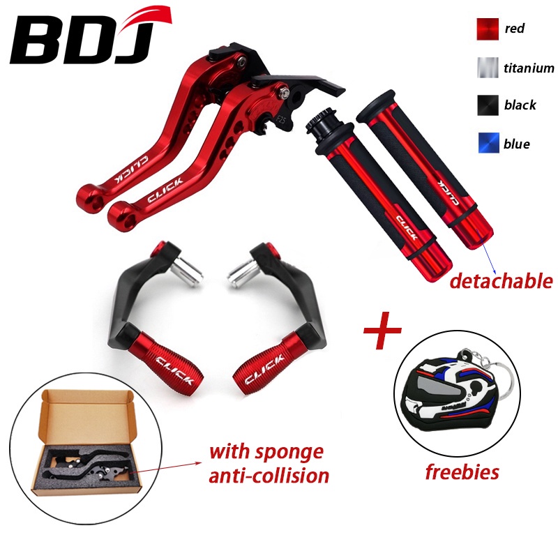 Bdj Brake Clutch Lever Guard Handle Bar Grip For Honda Click