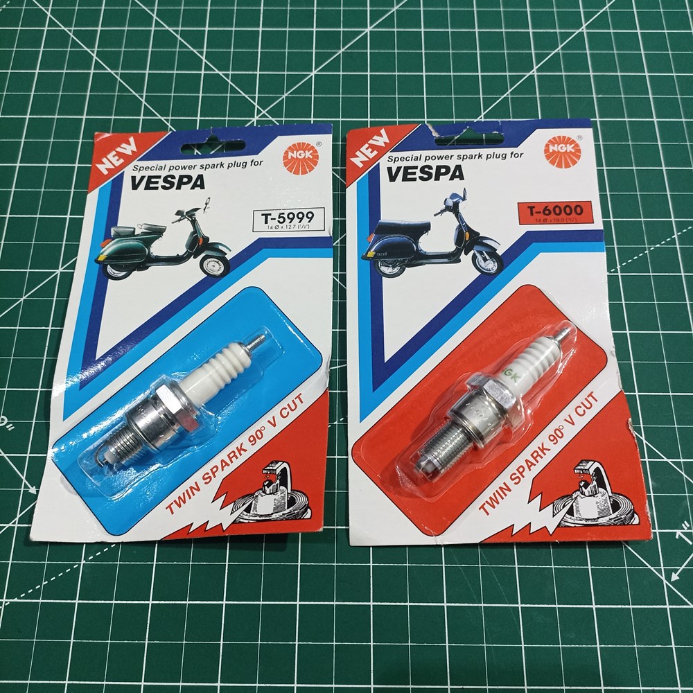 Vespa Spark Plug Ngk Long Drat Short Vespa Px Excel Super Sprint