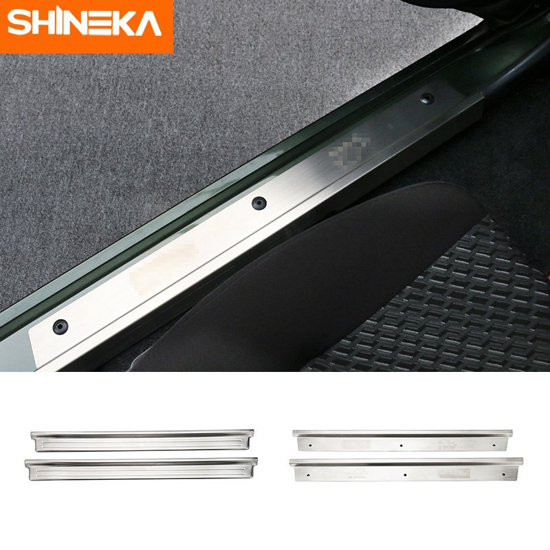 Shineka Suzuki Jimny Auto Parts Stainless Steel Sill Scuff