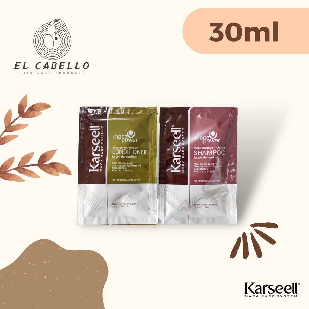 Karseell Shampoo And Conditioner Sachet Ml Pcs Shopee Philippines