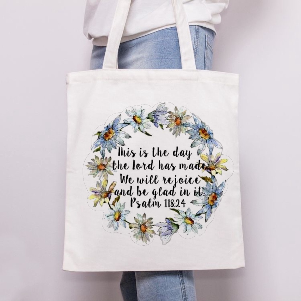 Affordable And High Quality Katsa Tote Bags Bible Verse New Set