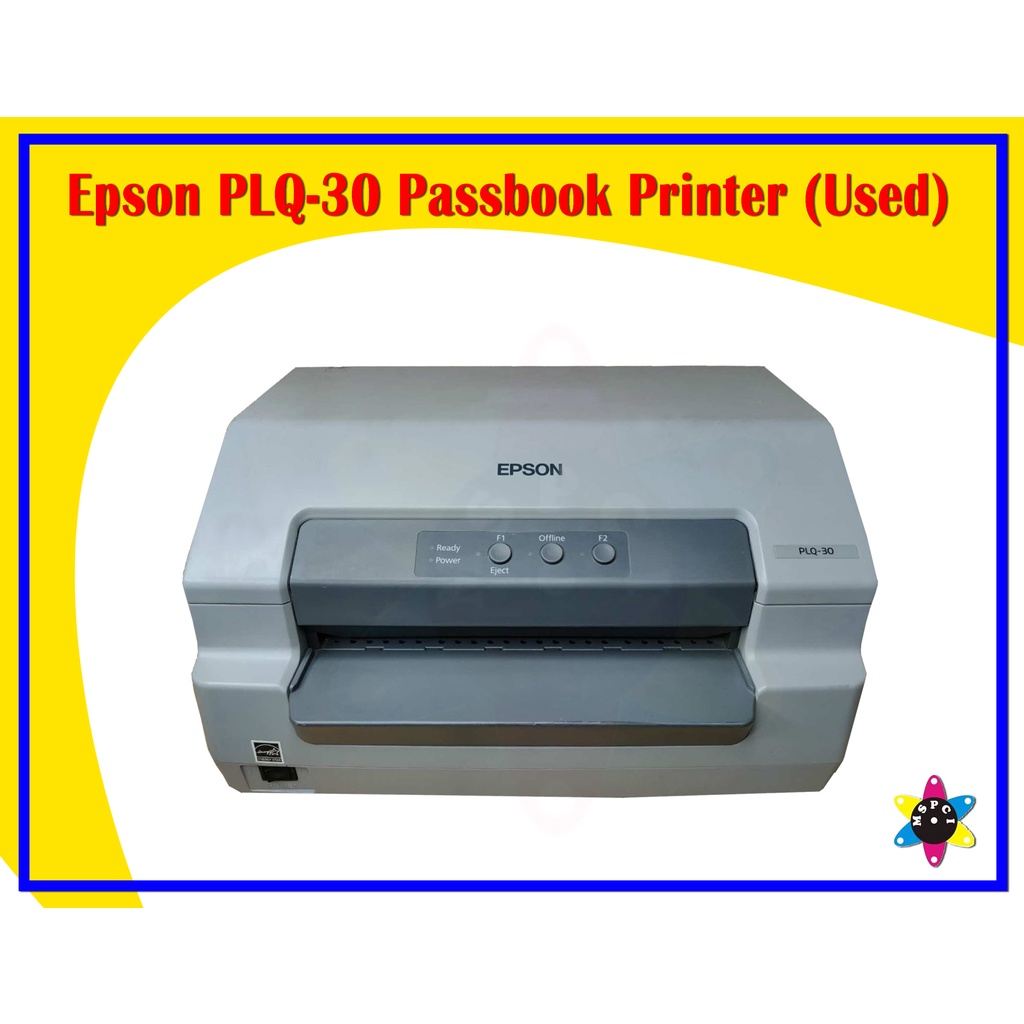 Epson Plq Passbook Printer Used Shopee Philippines