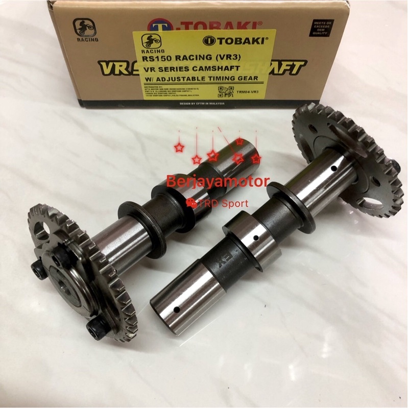 Racing Cam Honda Rs150 In Ex Set Tobaki Camshaft With Timing Gear