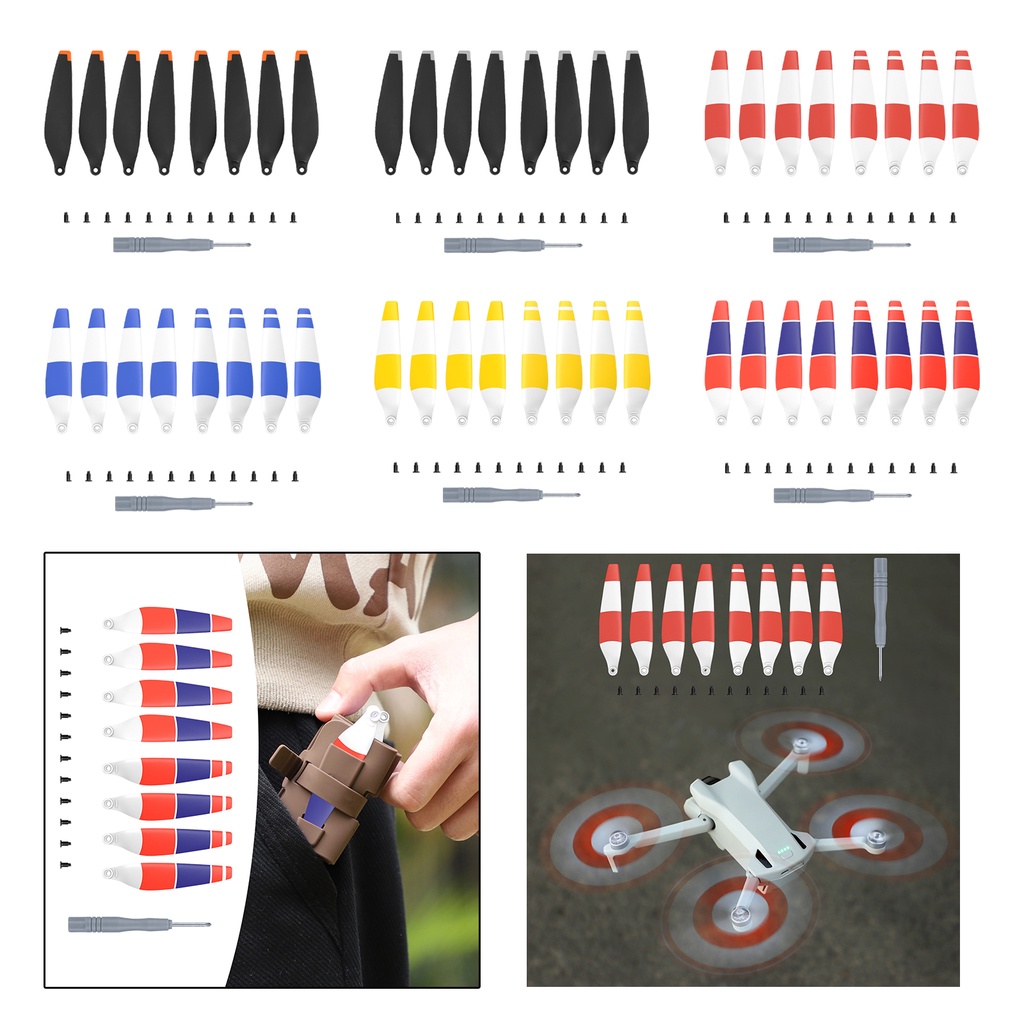 Foldable CW CCW 4730F 6030F Propeller For Spark Drone Quick Release