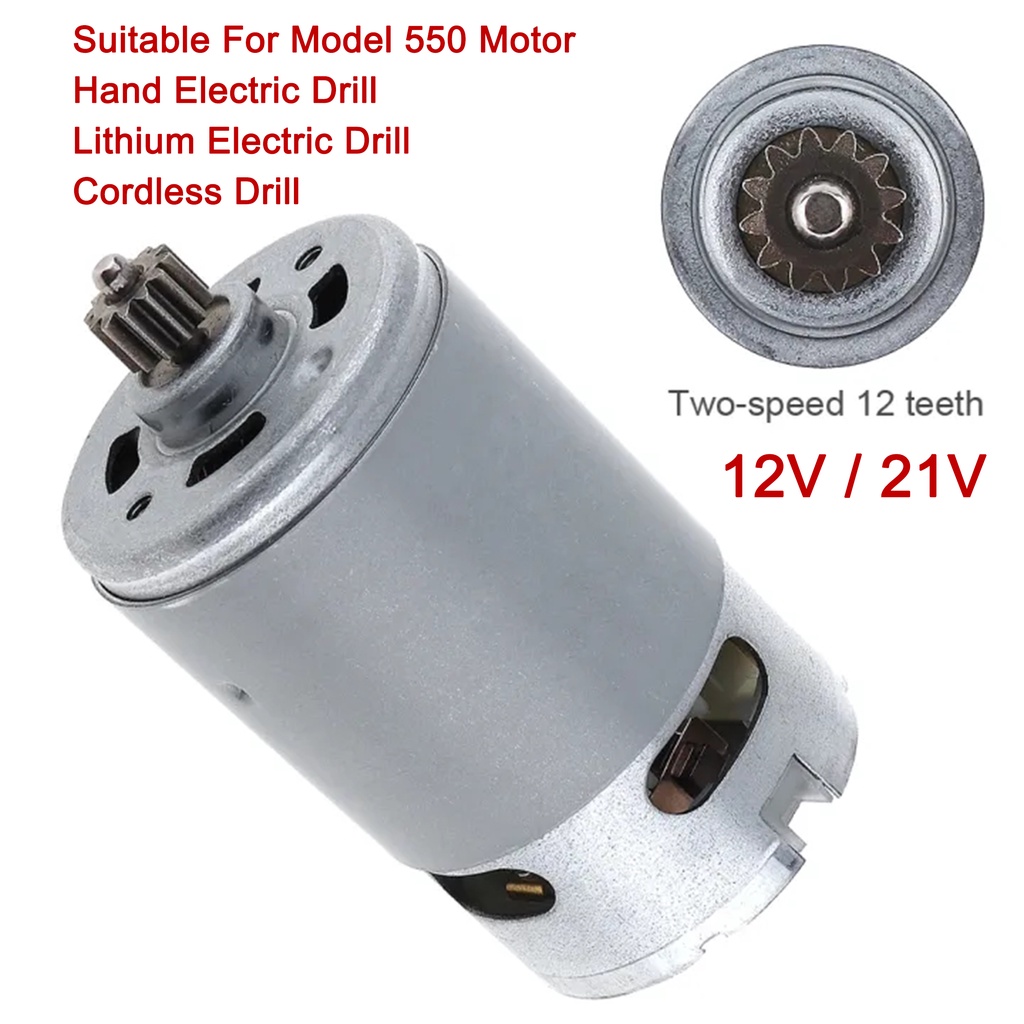 Rs V V Rpm Dc Motor With Two Speed Teeth Cordless