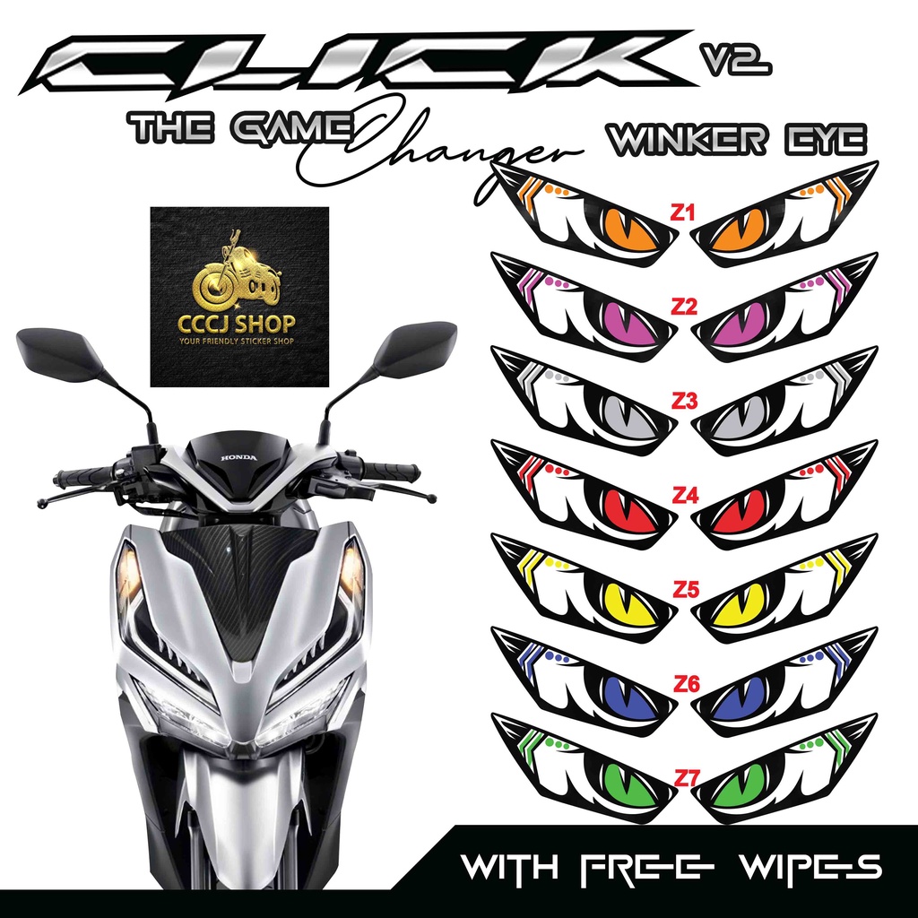 EAGLE WINKER EYE FOR HONDA CLICK 125i 150i V2 V3 TRANSPARENT