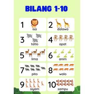 Hugis Tagalog Filipino Charts Laminated Educational A4 Size Shopee