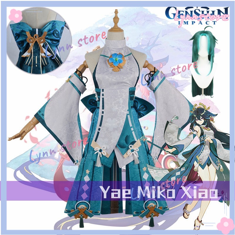 Special Edition Genshin Impact Xiao Female Cosplay Yae Miko Costume