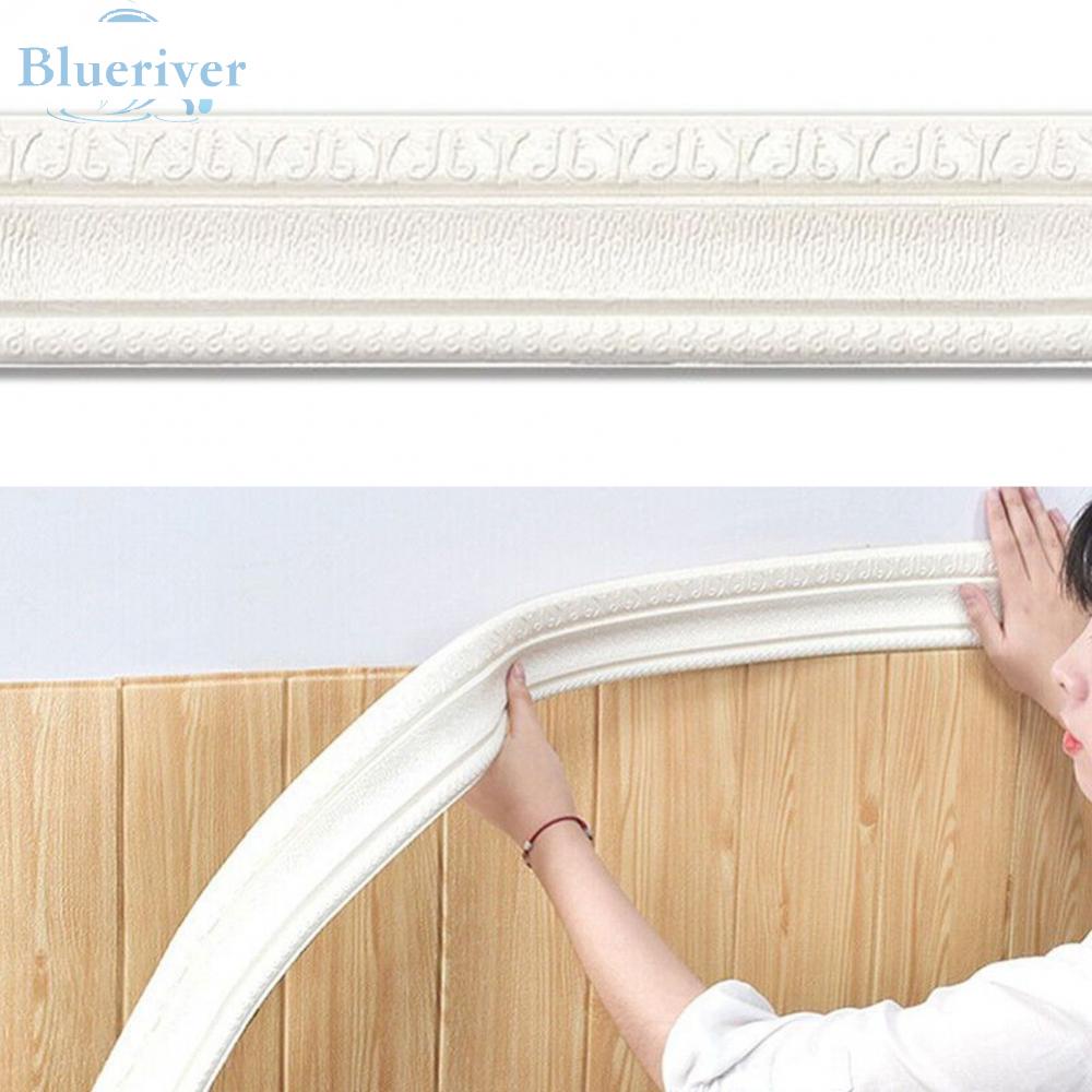 Meter Self Adhesive Wall Trim Line Skirting Border Decor Sticker