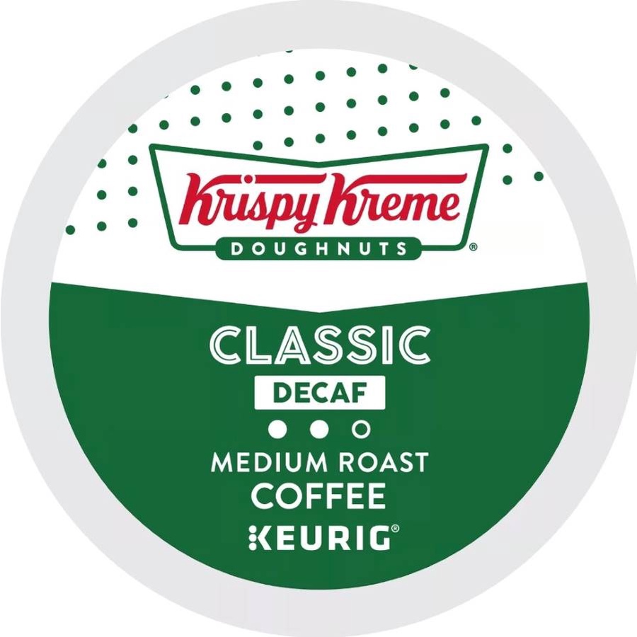 Krispy Kreme Classic Decaf Medium Roast Keurig K Cup Coffee Pods