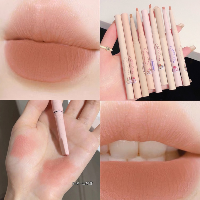 Cappuvini Lip Liner Outline Shape Shaping Nude Color Lipstick Pen