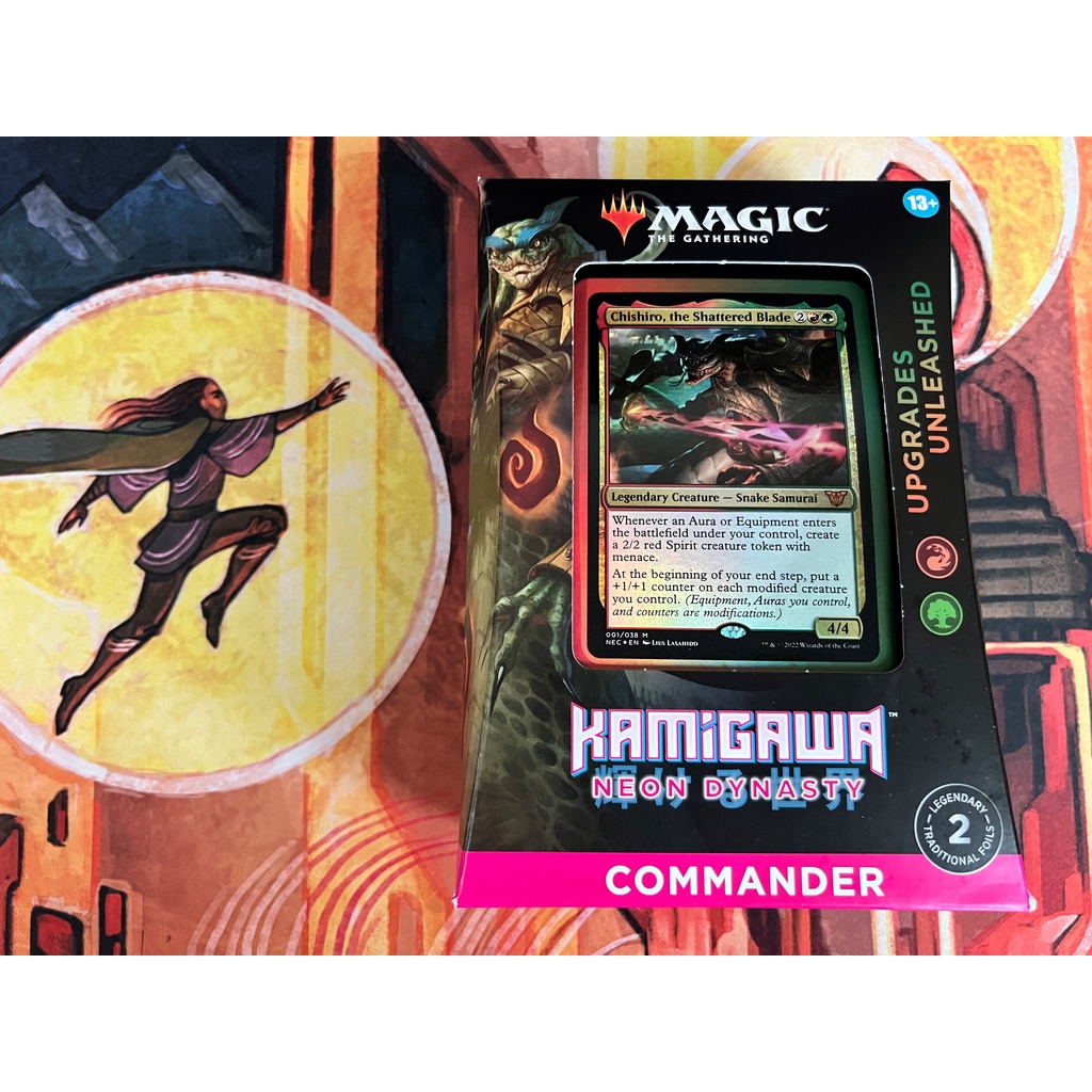 Magic The Gathering Sealed Pre Con Commander Deck Kamigawa Neon