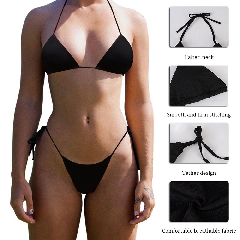 Bikini Set 2024 Sexy Push Up Swimwear Women Brazilian Swimsuit Low