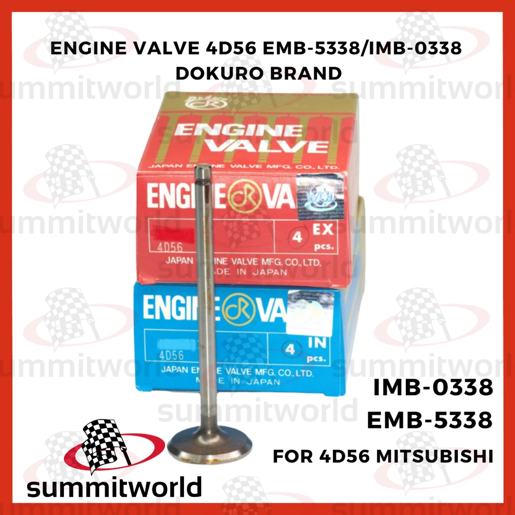 Dokuro Engine Valves Mitsubishi D Set Emb Shopee