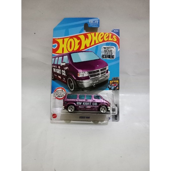 Hot Wheels Super Treasure Hunt Dodge Van Favtory Sealed THS Rubber