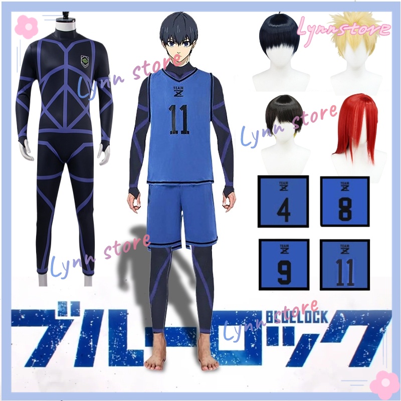 Anime BLUE LOCK Cosplay Costume Isagi Yoichi Chigiri Bachira