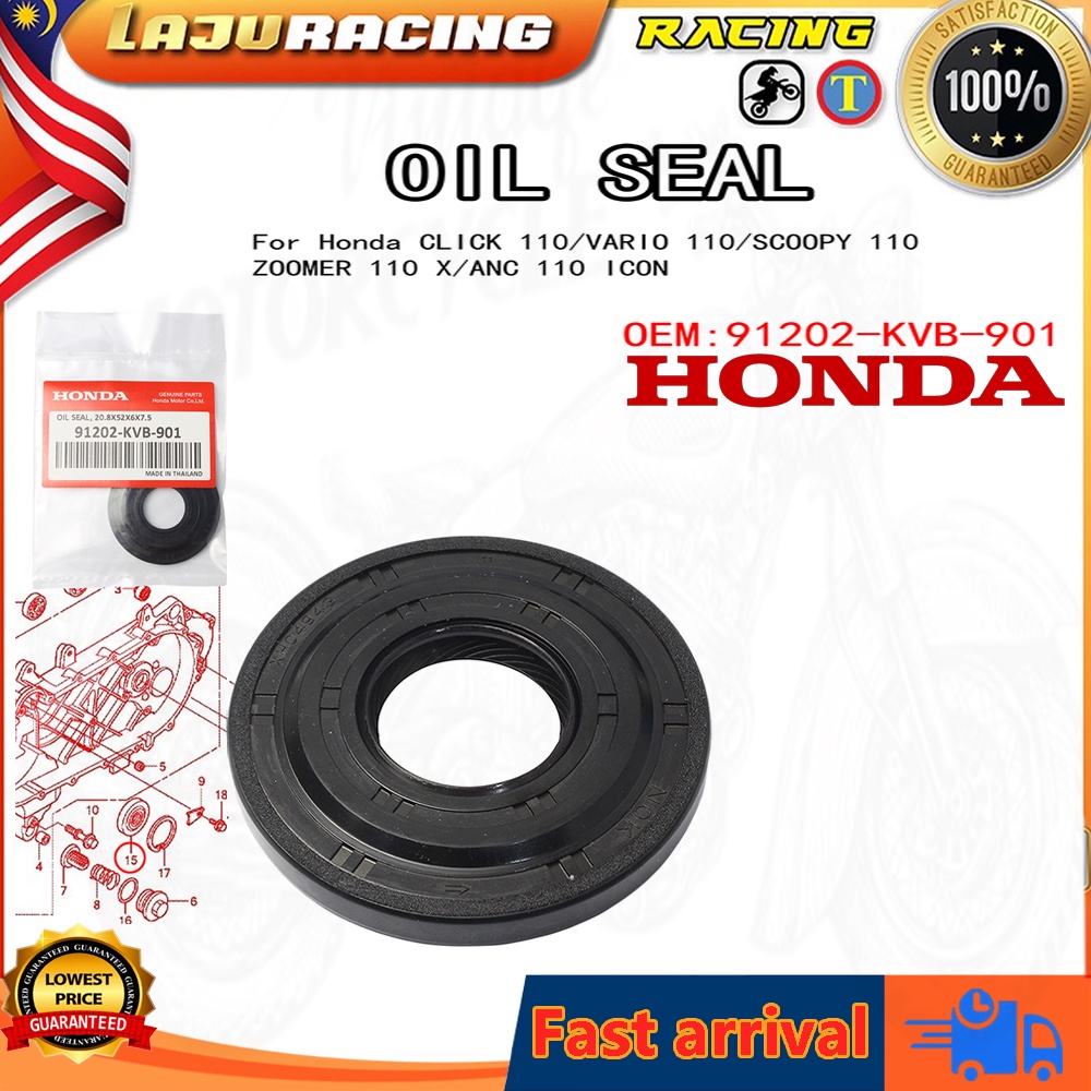 Kenada Racing Oil Seal Kvb For Honda Beat Fi V V V Carb