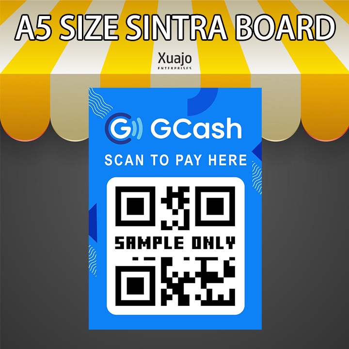 Scan To Pay Qr Code Sintra Board Gcash Paymaya Bpi And Other Shopee