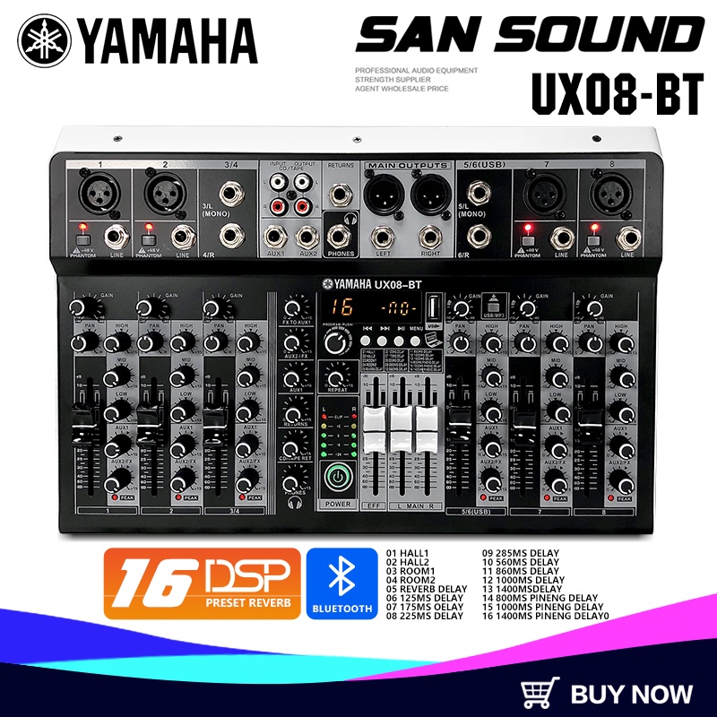 Yamaha Ux Bt Ux Bt Ux Bt Channel Mixer Bluetooth Usb Dsp