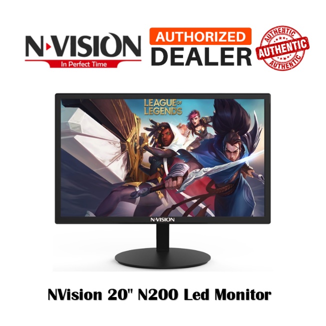 Nvision 20 Inch Led Monitor HD 720P 60Hz Computer Monitor Office