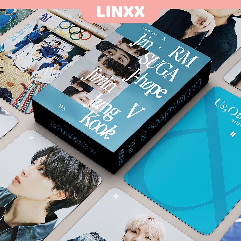 LINXX 55 Pcs BTS Us Ourselues We 2023 Album Lomo Card Kpop Photocards