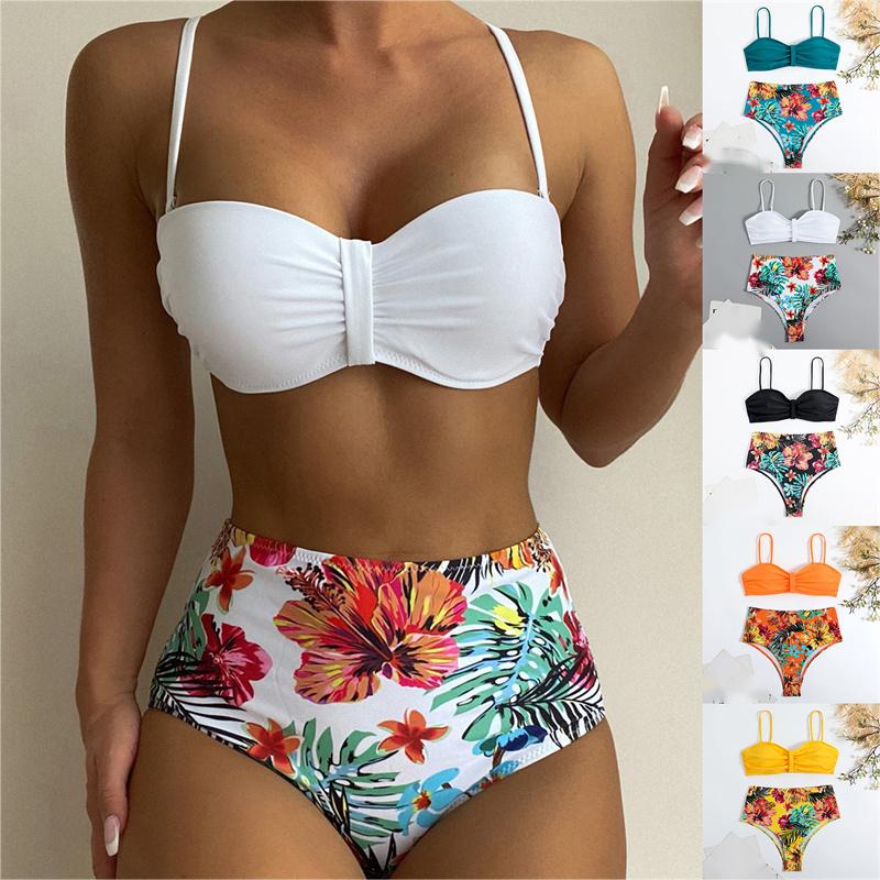 Riseado High Waist Bikinis Woman Swimsuit Sexy Push Up Swimwear Women