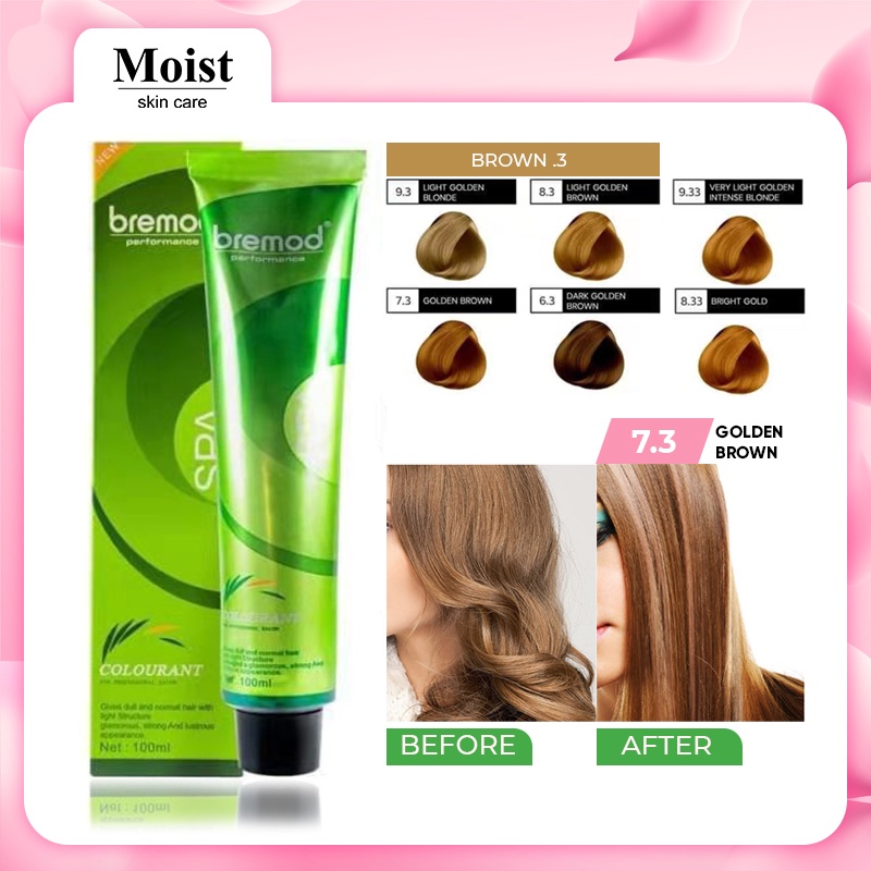 Bremod Hair Color Brown Blond Ml Chocolate Yellow Dye Cream