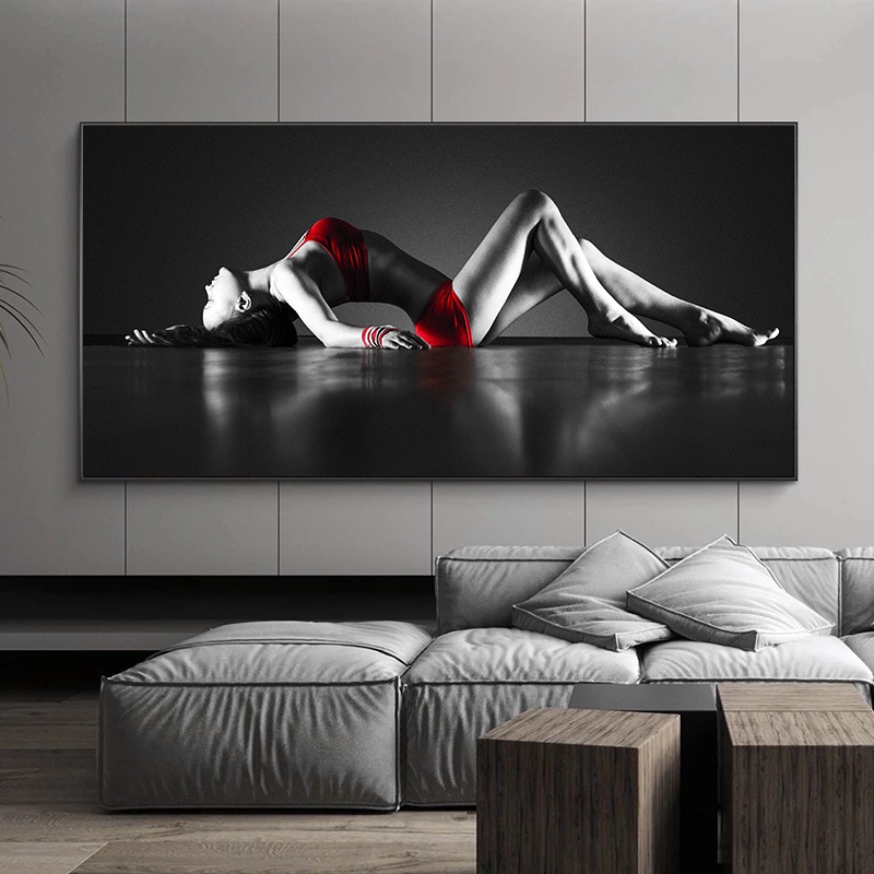 Modern Nude Art Poster Picture Sexy Woman Model Posters And Prints Canvas Painting Wall Pictures