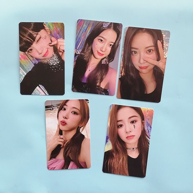 5pcs Set LE SSERAFIM 2023 SEASON S GREETINGS Photocards KAZUHA EUNCHAE