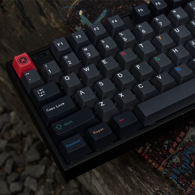 130 Keys GMK RETRO DARK LIGHTS Clone Keycaps Cherry Profile MX PBT DYE