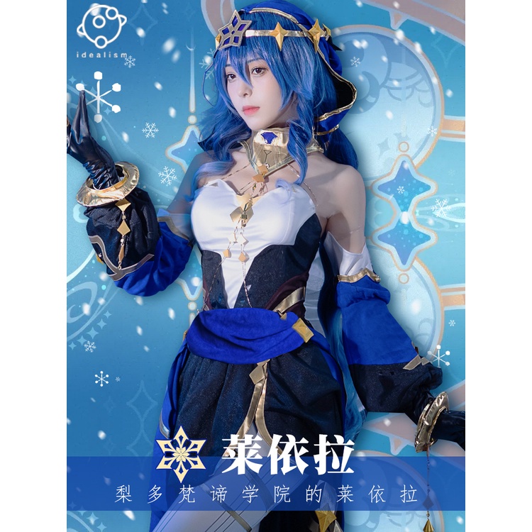 Ideal Game Genshin Impact Layla Cosplay Costume Adult Halloween